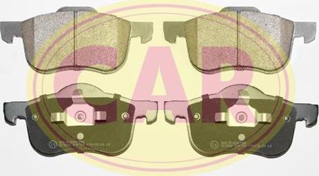 CAR PNT407 - Brake Pad Set, disc brake car-mod.net