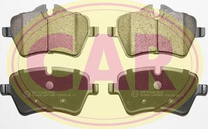 CAR PNT5841 - Brake Pad Set, disc brake car-mod.net