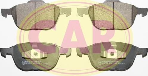 CAR PNT0911 - Brake Pad Set, disc brake car-mod.net