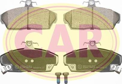 CAR PNT034 - Brake Pad Set, disc brake car-mod.net