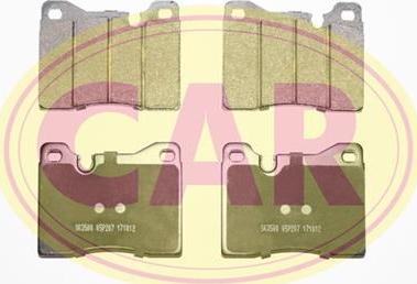 CAR PNT702 - Brake Pad Set, disc brake car-mod.net
