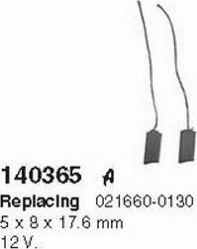 HC-Cargo 140365 - Carbon Brush, vane set, alternator car-mod.net