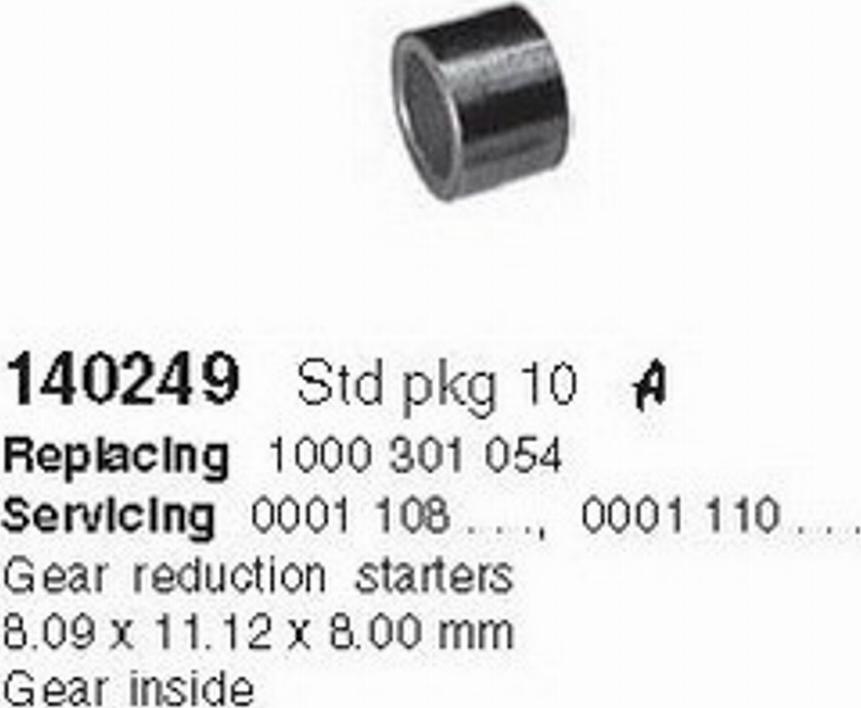 HC-Cargo b140249 - Bush, starter shaft car-mod.net
