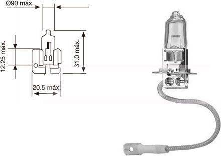 Carpriss 79780247 - Bulb, spotlight car-mod.net