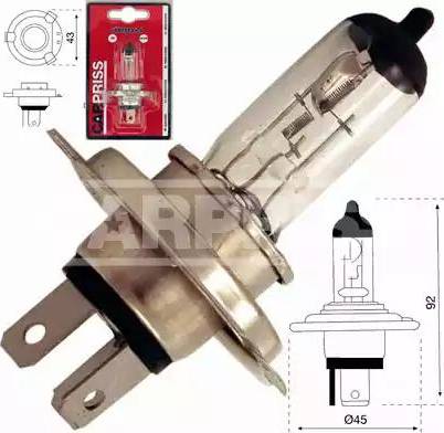 Carpriss 79780235 - Bulb, spotlight car-mod.net