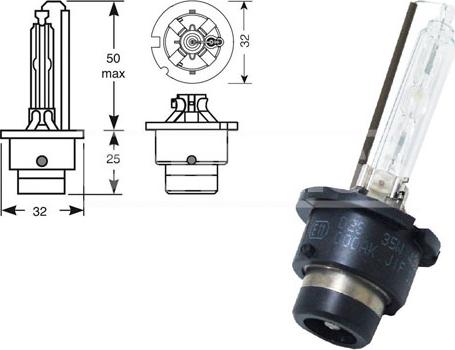 Carpriss 70721103 - Bulb, headlight car-mod.net