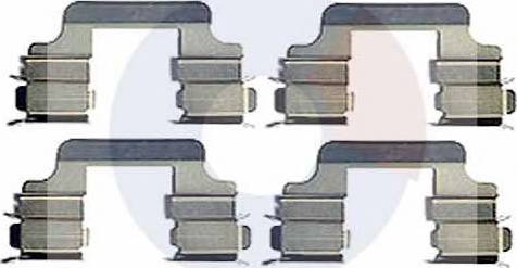 Carrab Brake Parts 2417 - Accessory Kit for disc brake Pads car-mod.net