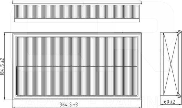 CARVILLE RACING TR371531 - Engine Air Filter car-mod.net