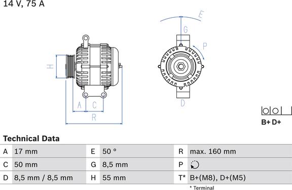 Carwood Group BREF0320986049081 - Alternator car-mod.net