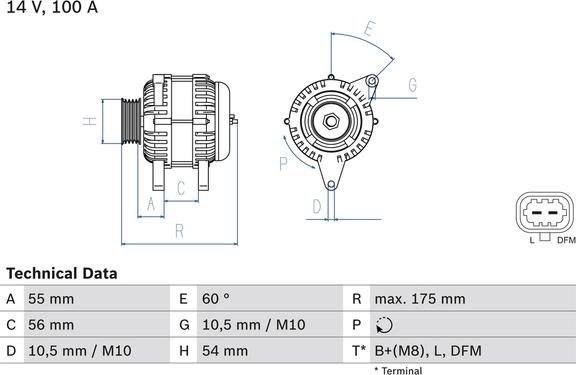 Carwood Group BREF0320986049020 - Alternator car-mod.net