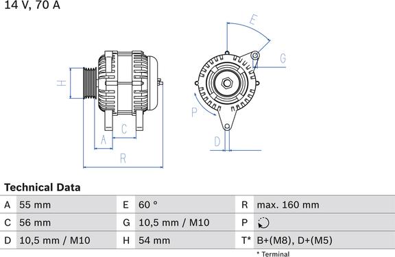 Carwood Group BREF0320986044210 - Alternator car-mod.net