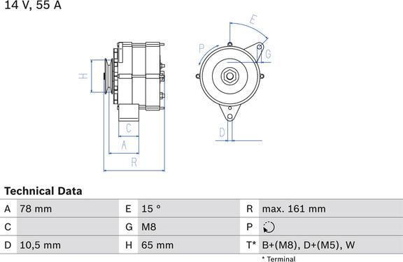 Carwood Group BREF0320986041630 - Alternator car-mod.net