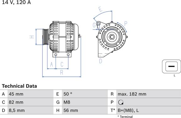 Carwood Group BREF0320986041150 - Alternator car-mod.net