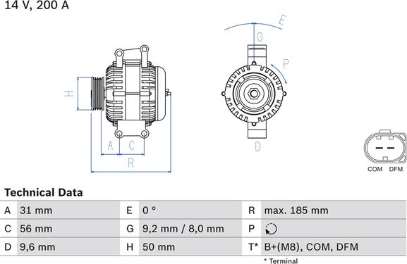 Carwood Group BREF0320986048550 - Alternator car-mod.net