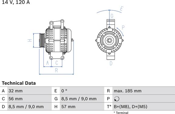 Carwood Group BREF0320986048620 - Alternator car-mod.net