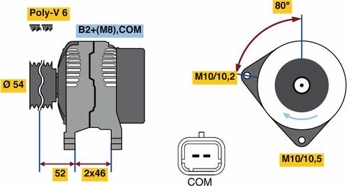 Carwood Group BREF0320986048360 - Alternator car-mod.net