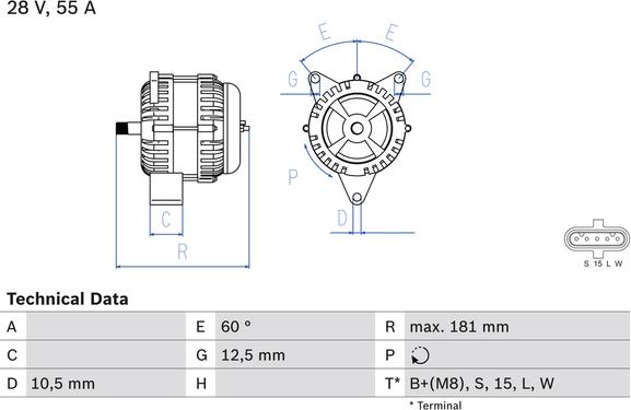 Carwood Group BREF0320986042580 - Alternator car-mod.net