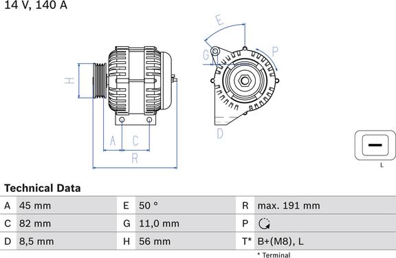 Carwood Group BREF0320986042840 - Alternator car-mod.net
