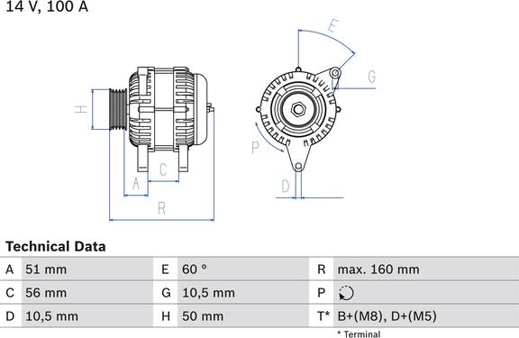 Carwood Group BREF0320986042750 - Alternator car-mod.net