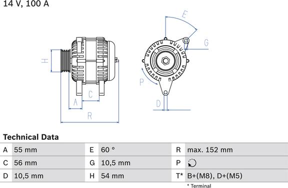 Carwood Group BREF0320986047280 - Alternator car-mod.net