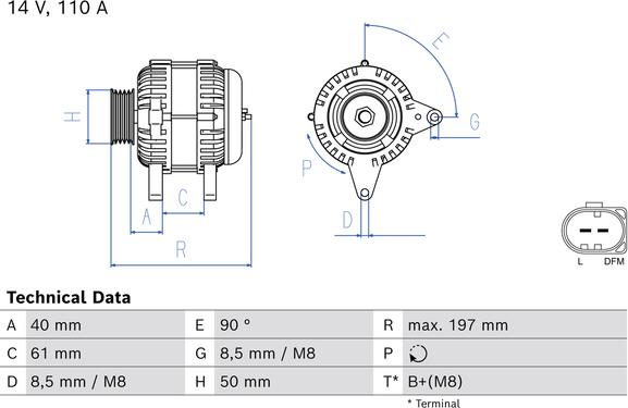 Carwood Group BREF0320986084810 - Alternator car-mod.net