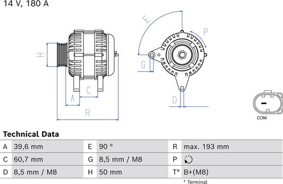 Carwood Group BREF0320986085980 - Alternator car-mod.net