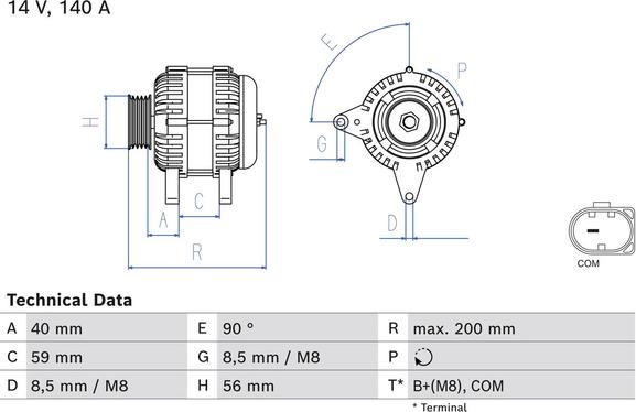 Carwood Group BREF0320986085040 - Alternator car-mod.net