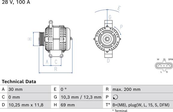 Carwood Group BREF0320986085370 - Alternator car-mod.net