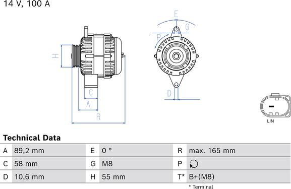Carwood Group BREF0320986086500 - Alternator car-mod.net