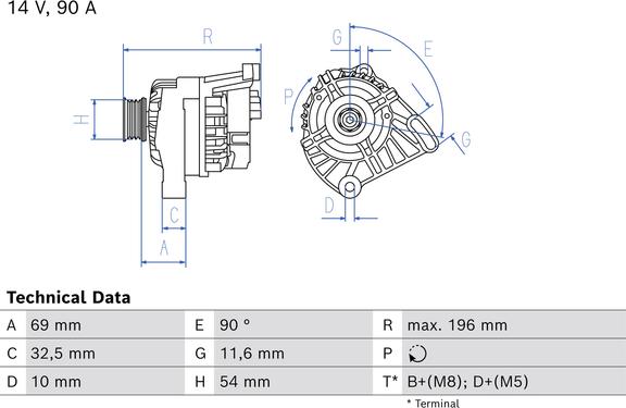 Carwood Group BREF0320986086870 - Alternator car-mod.net