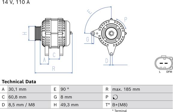 Carwood Group BREF0320986086330 - Alternator car-mod.net