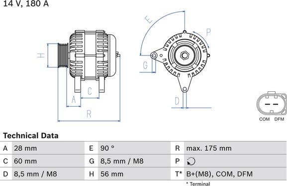Carwood Group BREF0320986080090 - Alternator car-mod.net