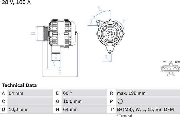 Carwood Group BREF0320986083950 - Alternator car-mod.net