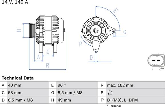 Carwood Group BREF0320986083050 - Alternator car-mod.net