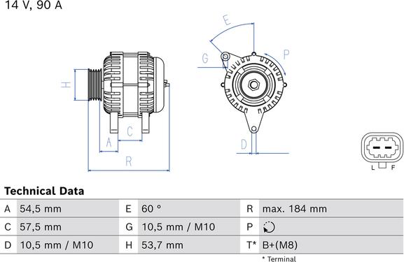 Carwood Group BREF0320986083810 - Alternator car-mod.net