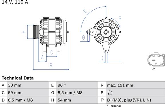 Carwood Group BREF0320986083270 - Alternator car-mod.net