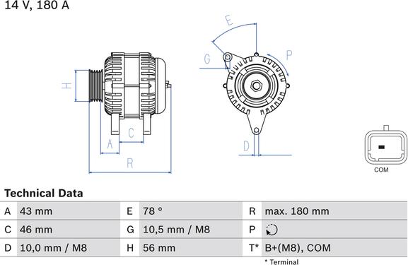 Carwood Group BREF0320986082510 - Alternator car-mod.net