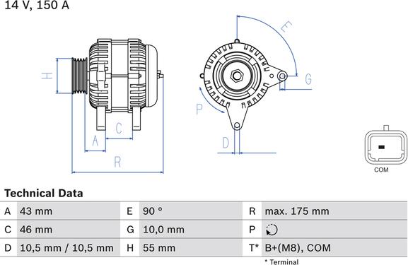 Carwood Group BREF0320986082240 - Alternator car-mod.net