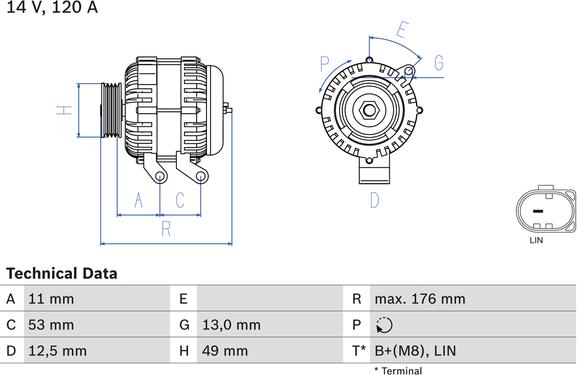 Carwood Group BREF0320986082220 - Alternator car-mod.net