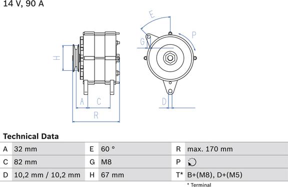 Carwood Group BREF0320986036660 - Alternator car-mod.net