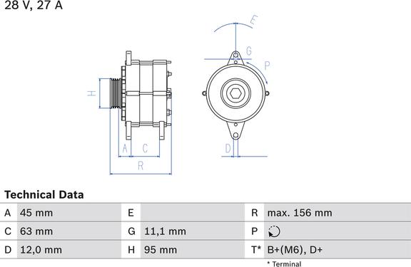 Carwood Group BREF0320986031340 - Alternator car-mod.net