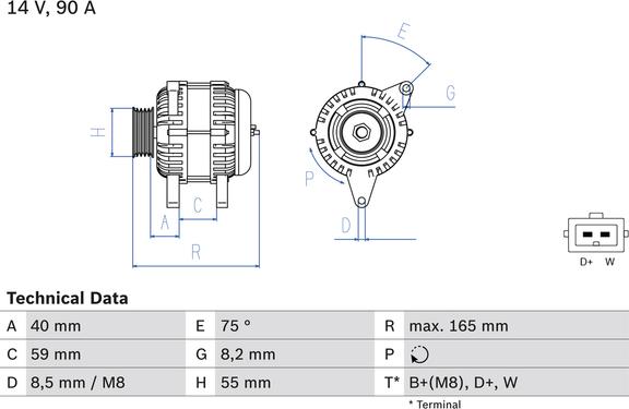 Carwood Group BREF0320986038380 - Alternator car-mod.net