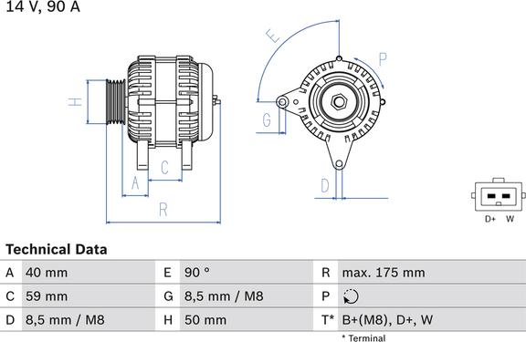 Carwood Group BREF0320986038370 - Alternator car-mod.net