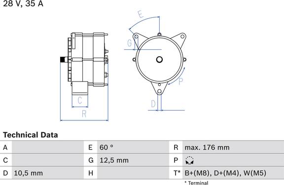 Carwood Group BREF0320986037440 - Alternator car-mod.net