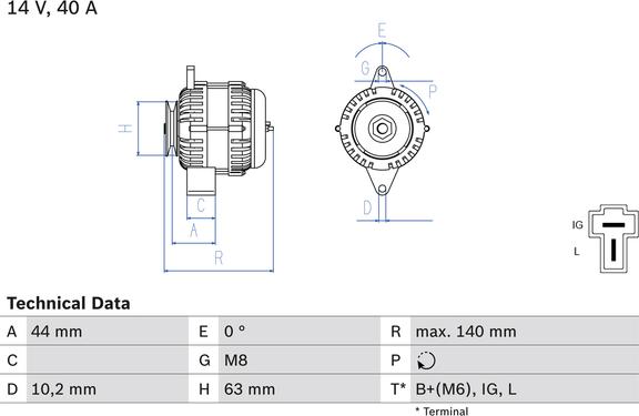 Carwood Group BREF0320986037271 - Alternator car-mod.net