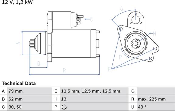 Carwood Group BREF0320986025870 - Starter car-mod.net