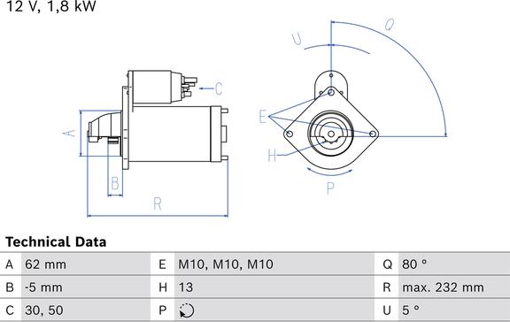 Carwood Group BREF0320986026620 - Starter car-mod.net