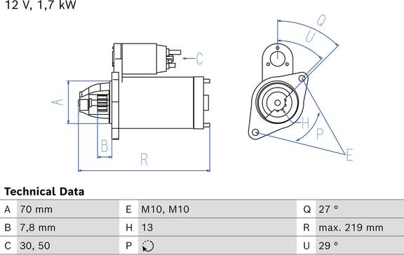 Carwood Group BREF0320986026860 - Starter car-mod.net