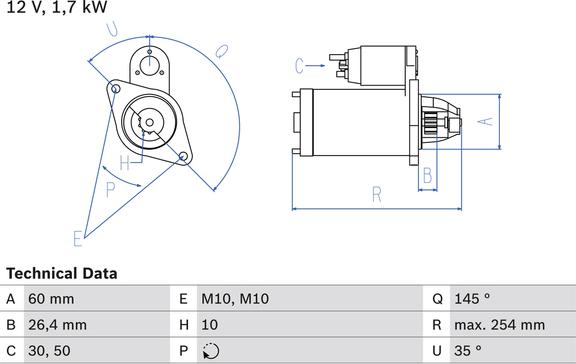 Carwood Group BREF0320986021320 - Starter car-mod.net