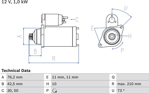 Carwood Group BREF0320986022290 - Starter car-mod.net
